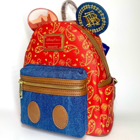 Main Attraction Loungefly Mini Backpack Big Thunder Mountain Railroad Disney - Picture 1 of 10